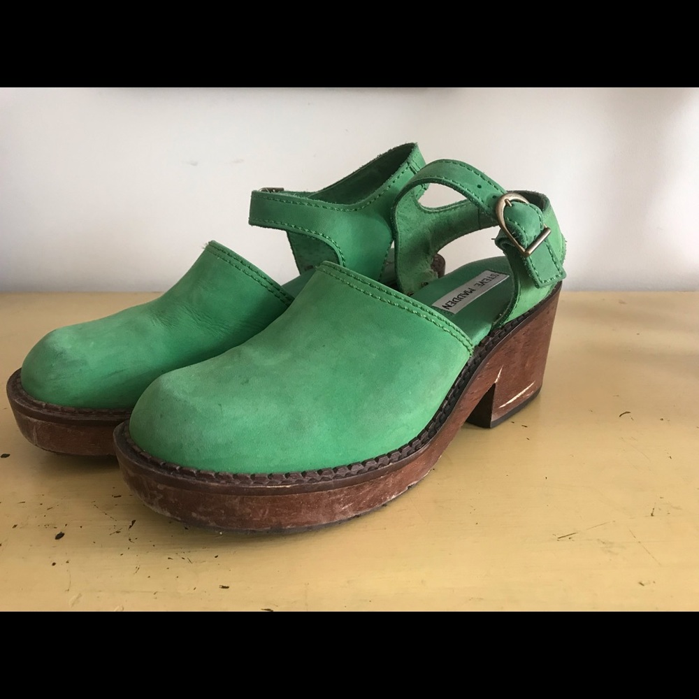 Vtg Steve Madden Mary Jane Clogs